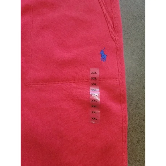 Polo Ralph Lauren Men's SZ XXL Red Double Knit Jogger SweatPants